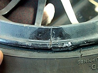 cracked wheel
